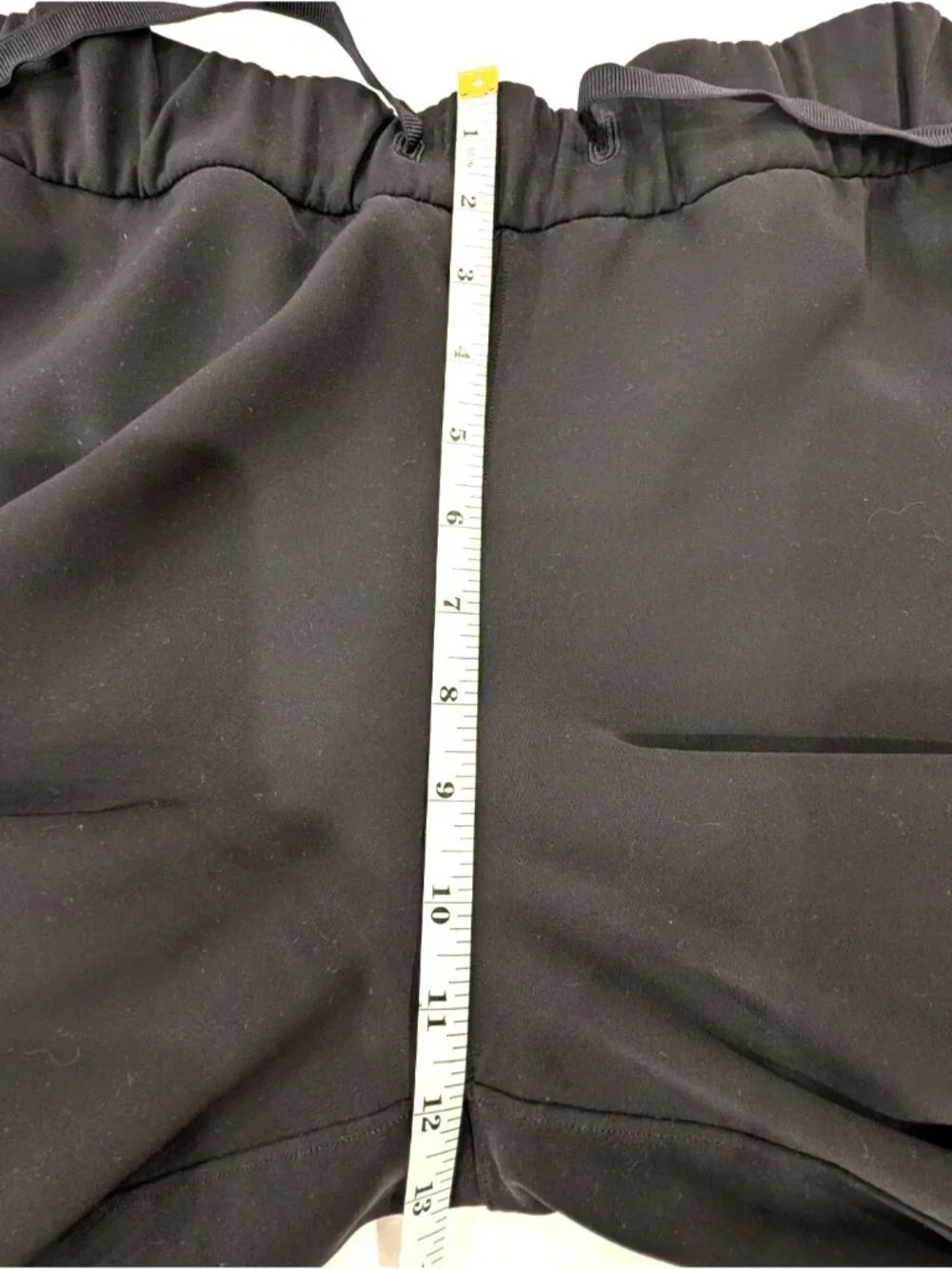 Lululemon On the Fly Pant Woven 7/8, Wide Leg Cropped, Black Size 12
